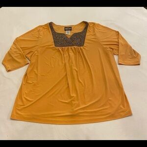 BOB MACKIE Women’s Blouse, Wearable Art, Size 1X